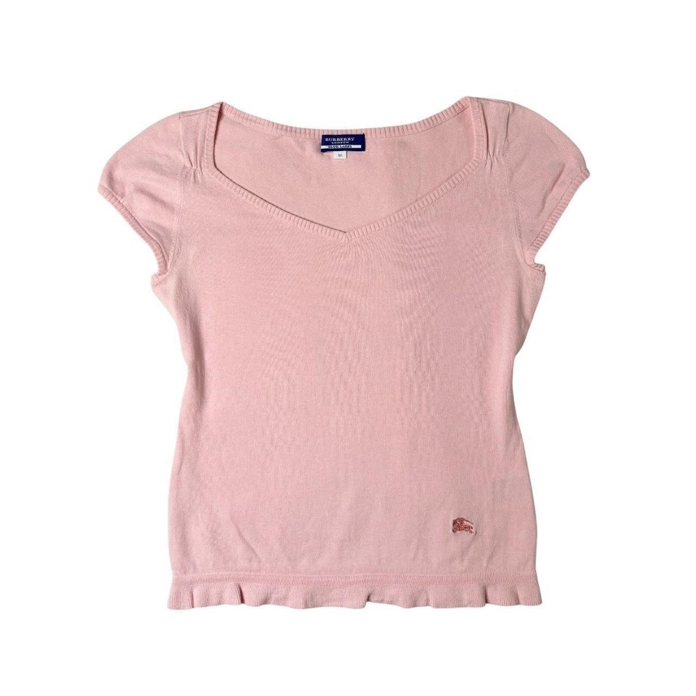 Burberry Blue Label pink knit tee